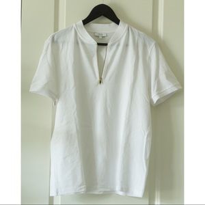 Reiss short sleeve grandad shirt
